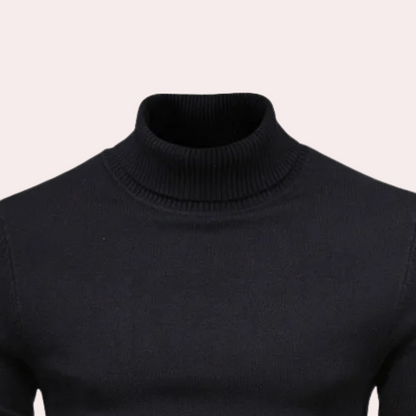 Everest Men’s Turtleneck Sweater - Timeless & Warm