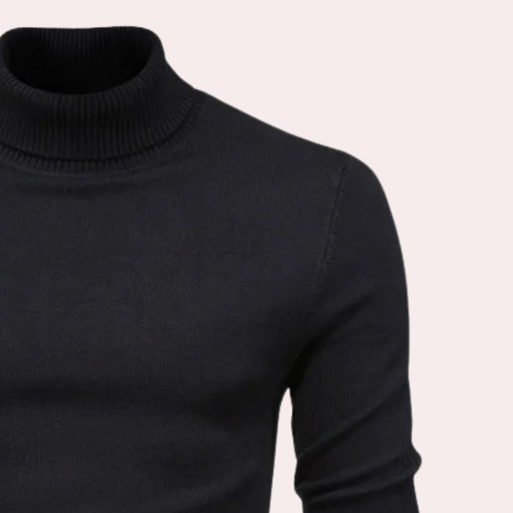 Everest Men’s Turtleneck Sweater - Timeless & Warm