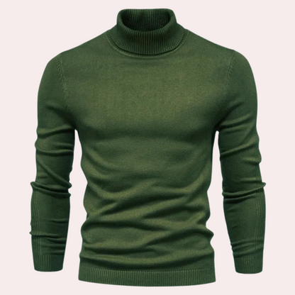 Everest Men’s Turtleneck Sweater - Timeless & Warm