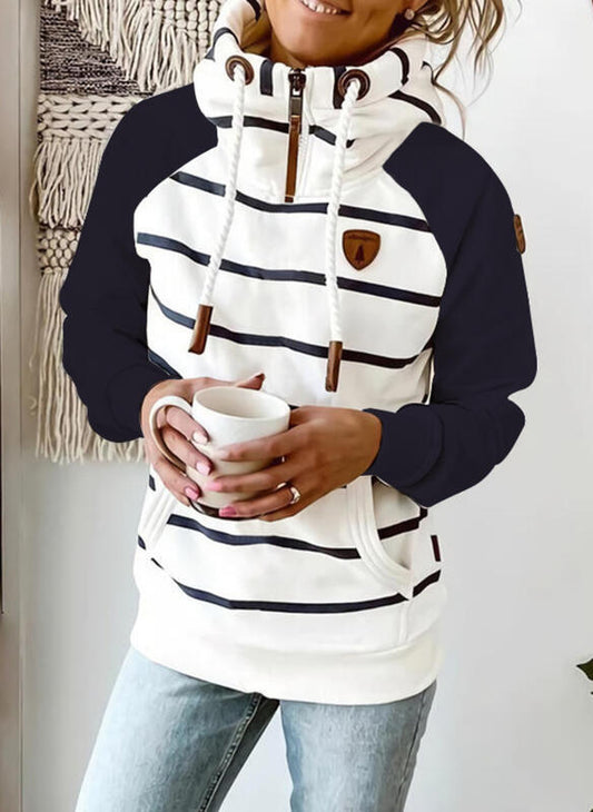 Odessa Striped Hoodie – Cozy Comfort & Stylish Twist