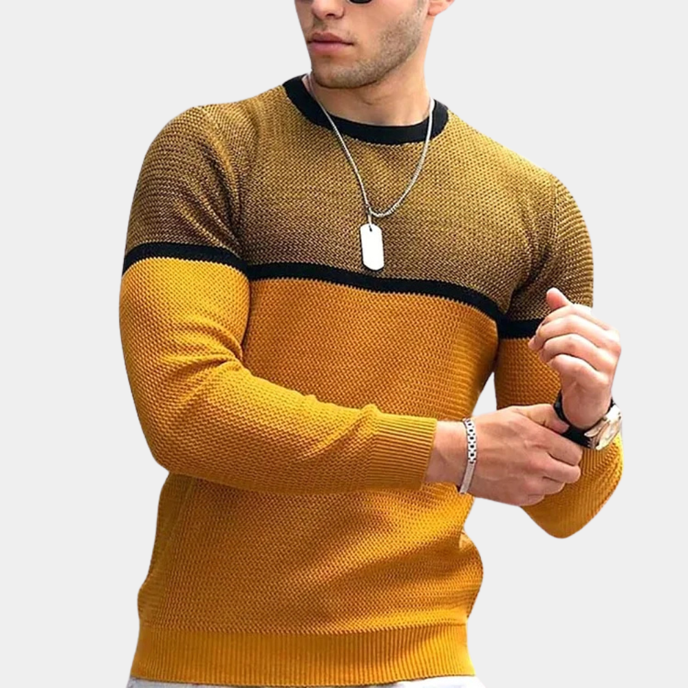 Men's Knit Crewneck Sweater - Stylish & Comfortable