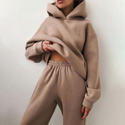 Sienna Fleece Tracksuit – Cozy & Stylish Two-Piece Set