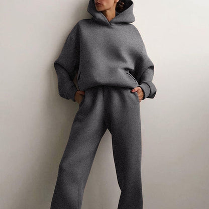 Sienna Fleece Tracksuit – Cozy & Stylish Two-Piece Set