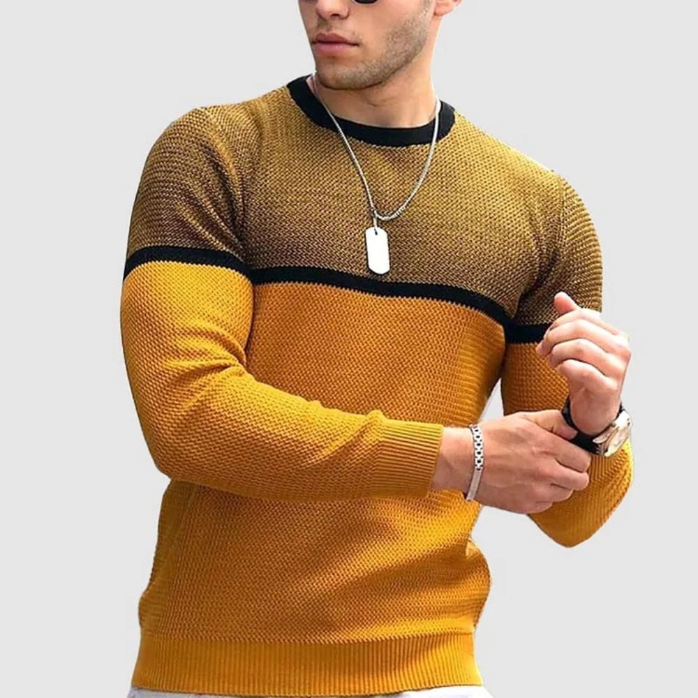 Men's Knit Crewneck Sweater - Stylish & Comfortable