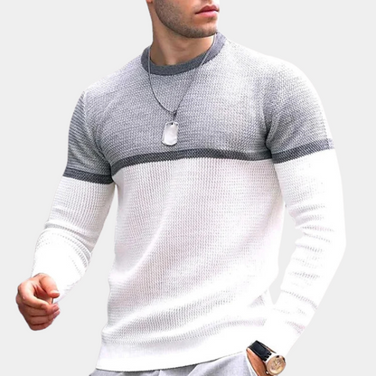 Men's Knit Crewneck Sweater - Stylish & Comfortable