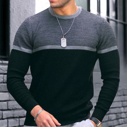 Men's Knit Crewneck Sweater - Stylish & Comfortable