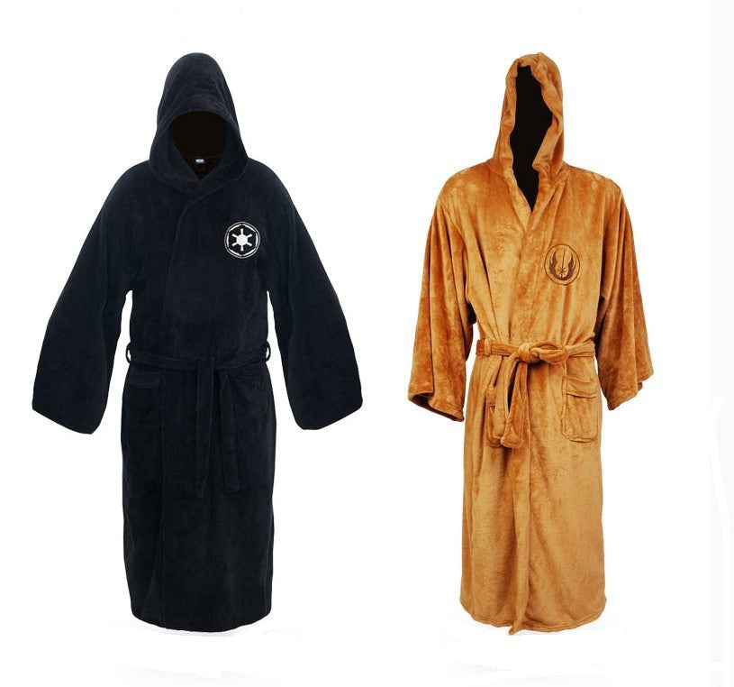 Luxury Flanel Hooded Robe - Warm & Elegant Loungewear